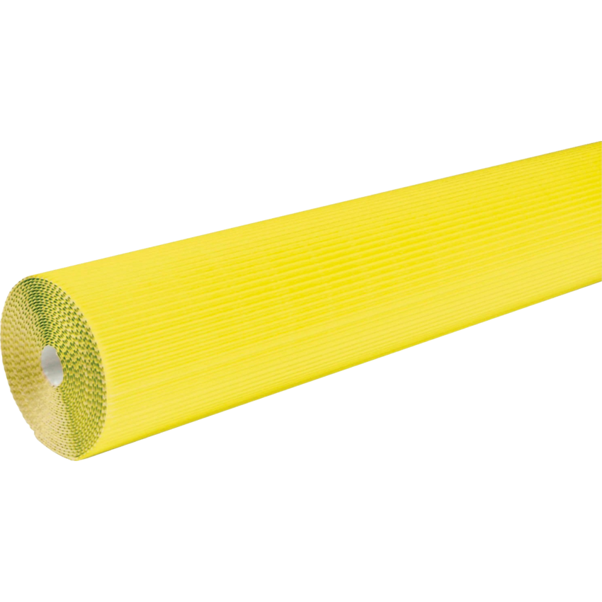 Corobuff® Corrugated Paper Rolls 48" x 25' Canary