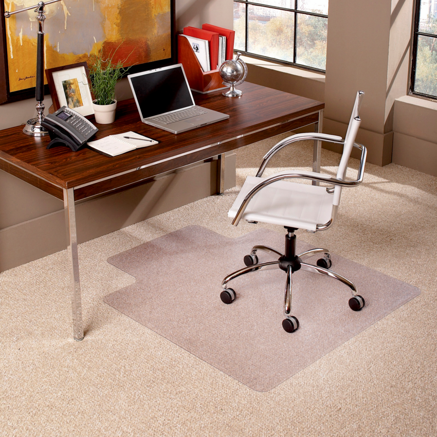 E.S. Robbins® EverLife® Chair Mat Low Pile with Lip 46" x 60"