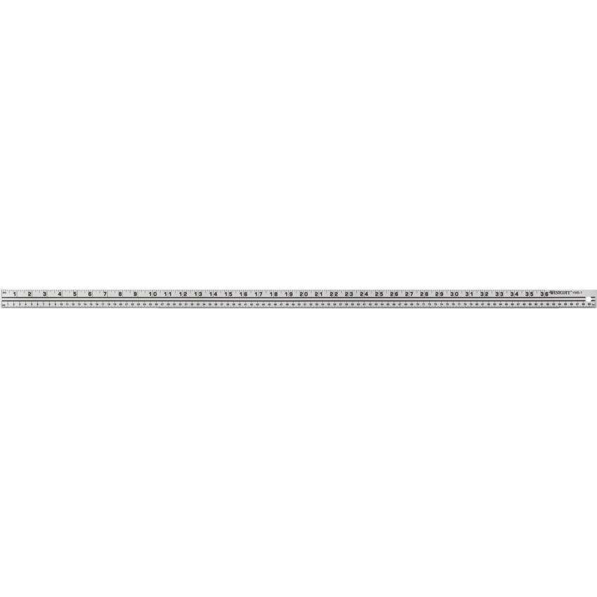 Westcott® C-Thru® Aluminum Yard/Metre Stick