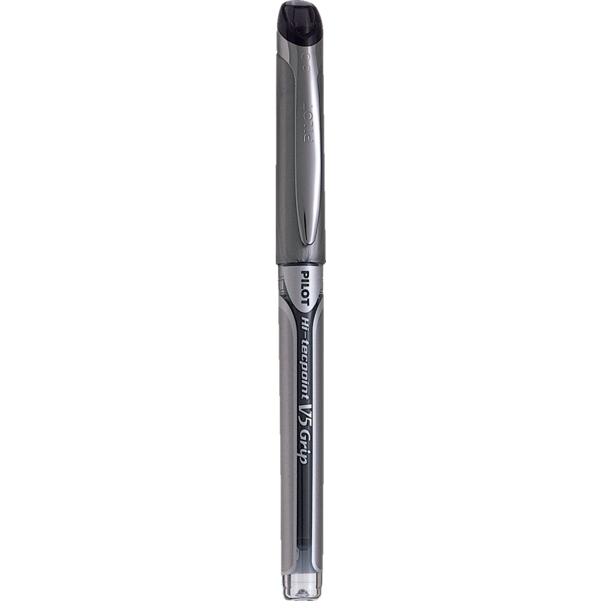 Pilot® Hi-Tecpoint Grip Liquid Ink Roller Pens 0.5 mm Black