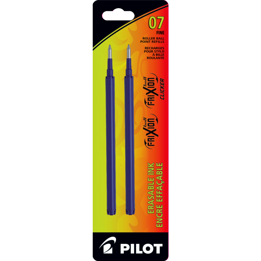 Pilot® FriXion® Ball & Clicker Refills 0.7 mm Blue 2/pkg