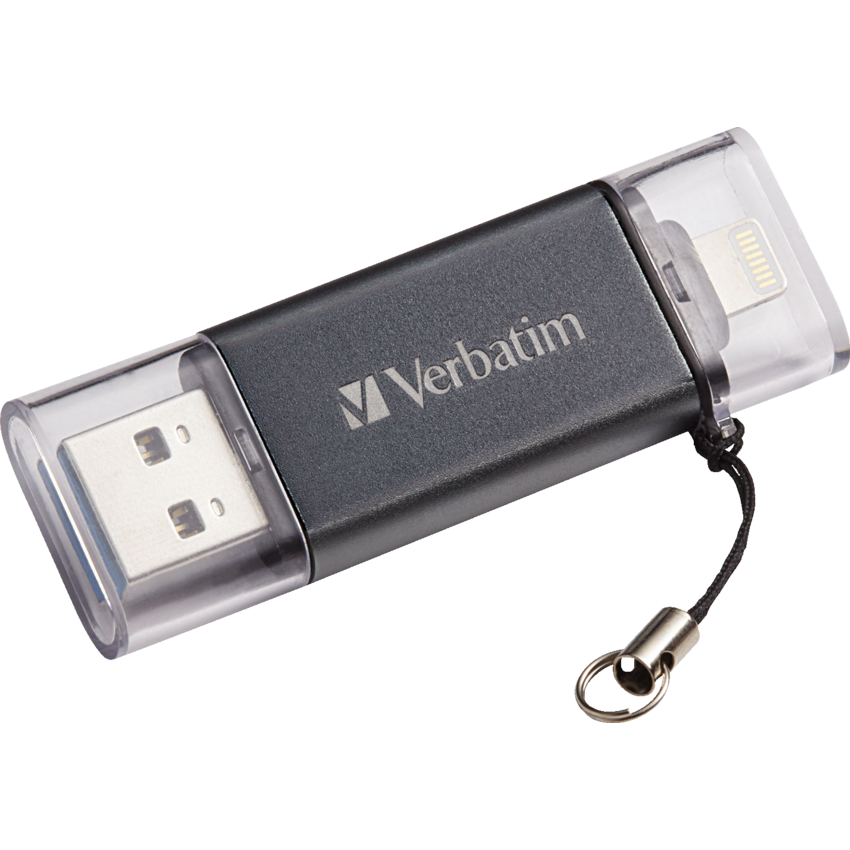 Verbatim® Store 'n' Go Dual USB 3.0 Flash Drives for Apple Lightning Devices 32 GB