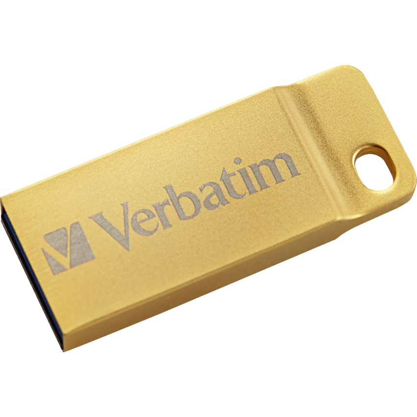 Verbatim® Metal Executive USB Drive 64 GB Gold