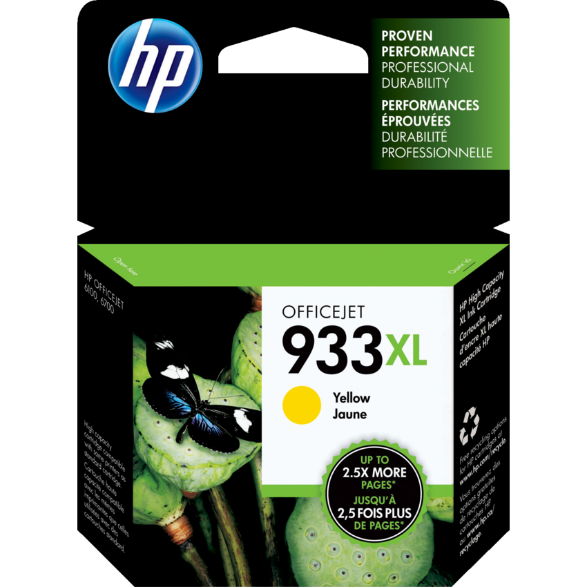 HP Inkjet Cartridge CN056AN#140 #933XL Yellow
