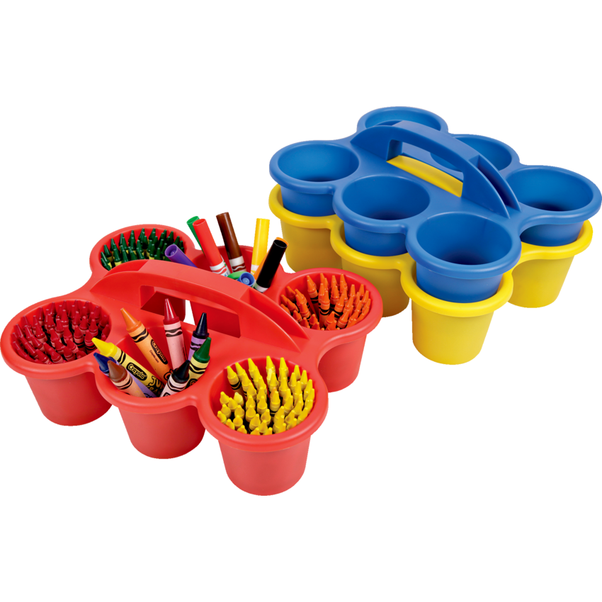 Deflecto® 6 Cup Caddy 11-3/4"W x 9-5/8"D x 5-1/4"H Yellow