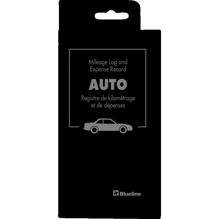 Blueline® Auto Record Book 6-3/8 x 3-1/2" Bilingual