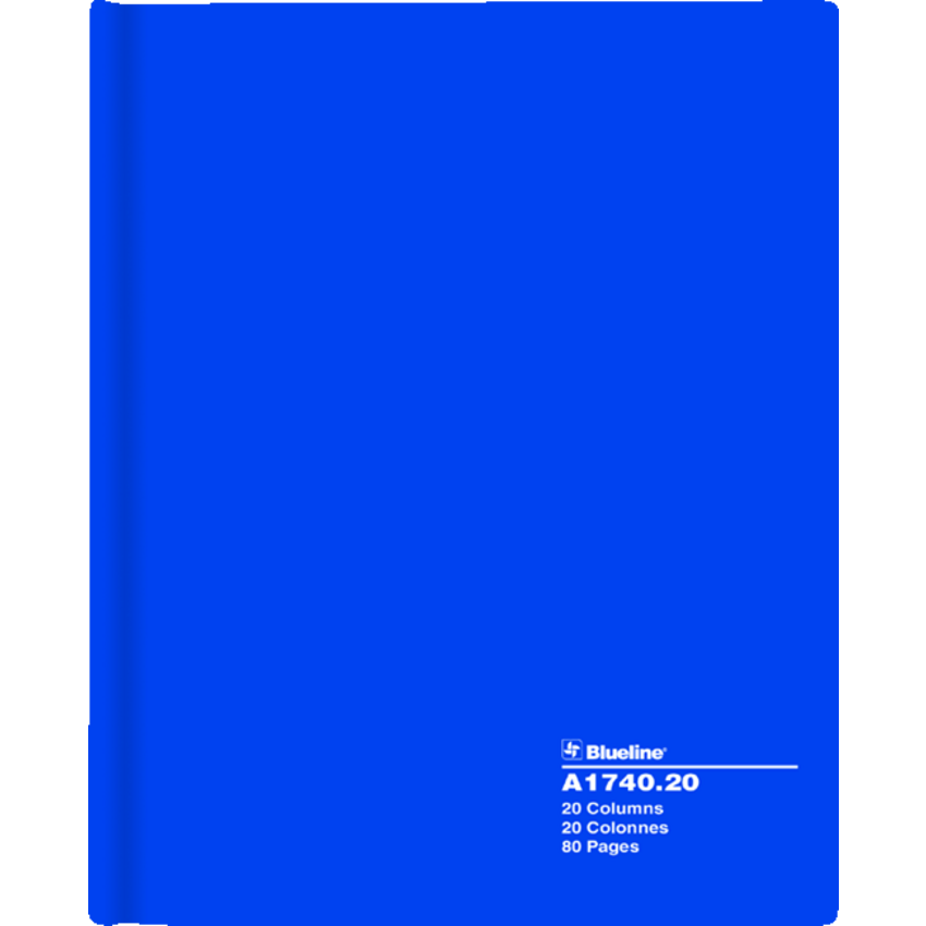 Blueline® A1740 Columnar Book 12-1/4x9-7/8" 20-column