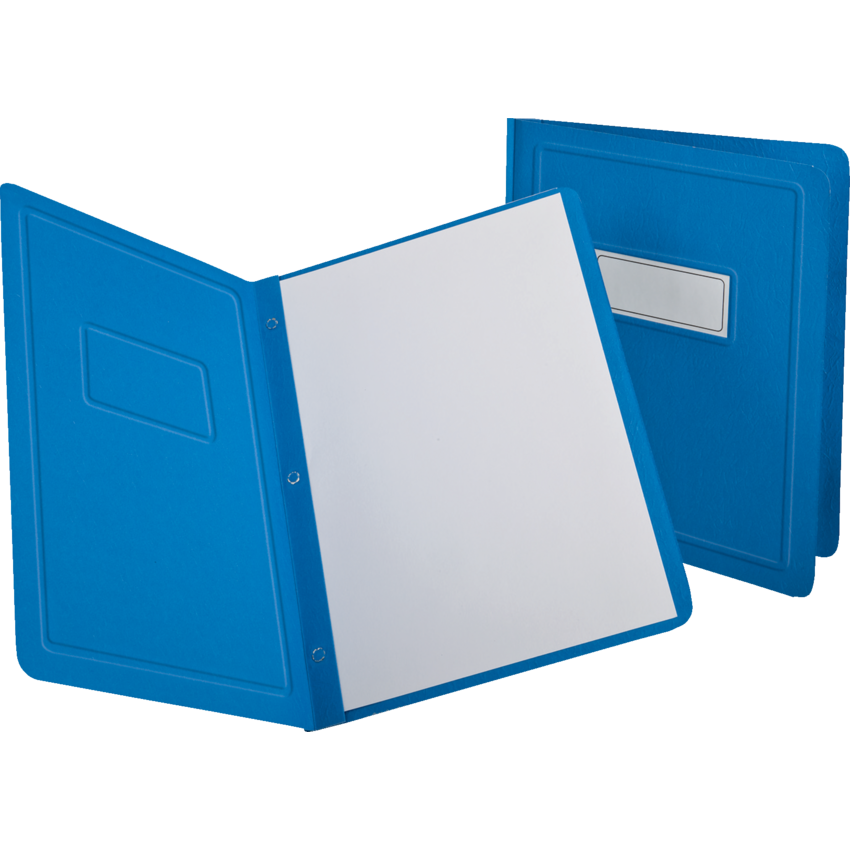 Oxford? Panel & Border Report Covers Letter Light Blue 6/pkg