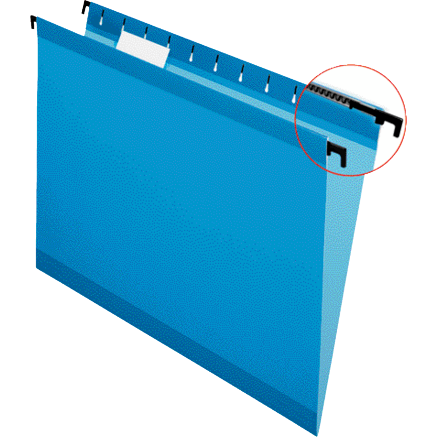 Pendaflex® SureHook® Hanging Folders Legal Blue 20/box