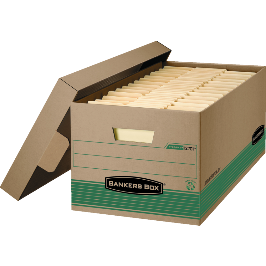 Bankers Box® Stor/File™ Recycled Storage Boxes 12" x 24" x 10" Letter