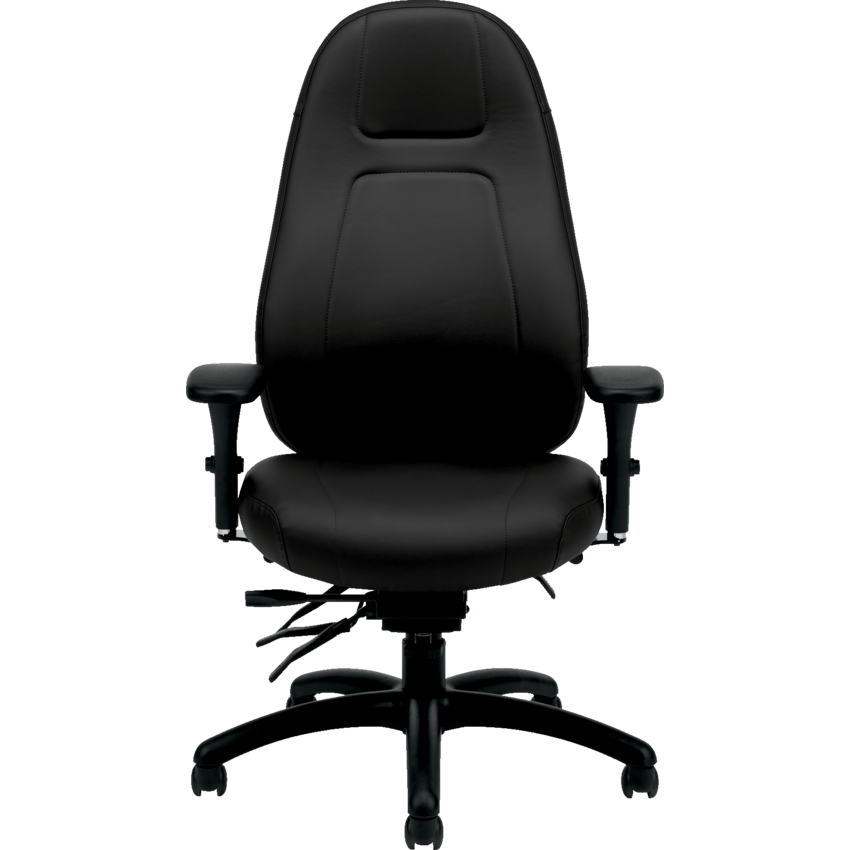 Basics® ObusForme® Elite Multi-Tilter High Back Chair Bonded Leather Black