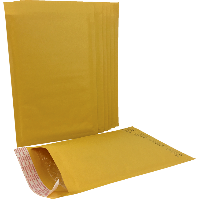 EcoLite Cushioned Mailers #5 10-1/4" x 15" Golden Kraft 100/box