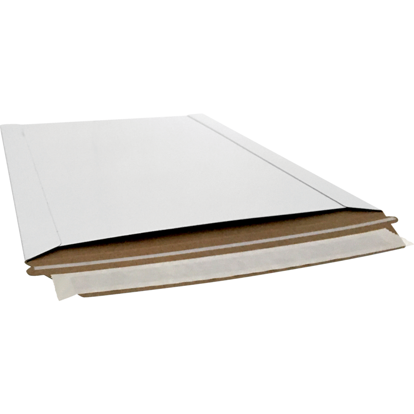StayFlat® Mailers Lip and Seal 13" x 18" White 100/cse