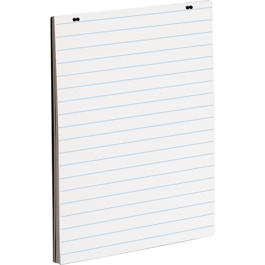 Quartet® Paper Easel Refill 24x36" Lined 50 sheets/pad 2 pads/pkg
