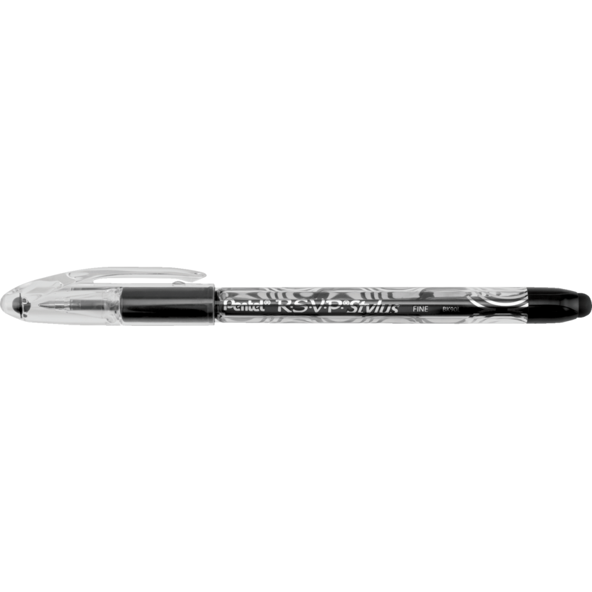 Pentel® R.S.V.P.® Stylus Ballpoint Pens Fine Point Black 2/pkg
