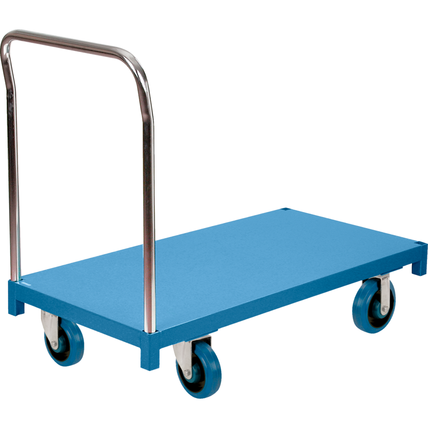 Kleton Platform Truck 24" x 48" with 5" Casters Blue