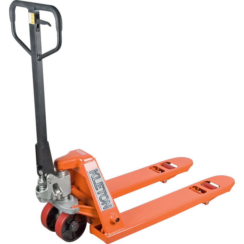 Kleton® Heavy Duty Hydraulic Pallet Truck 20-1/2" x 48" 5500 lb Capacity Orange