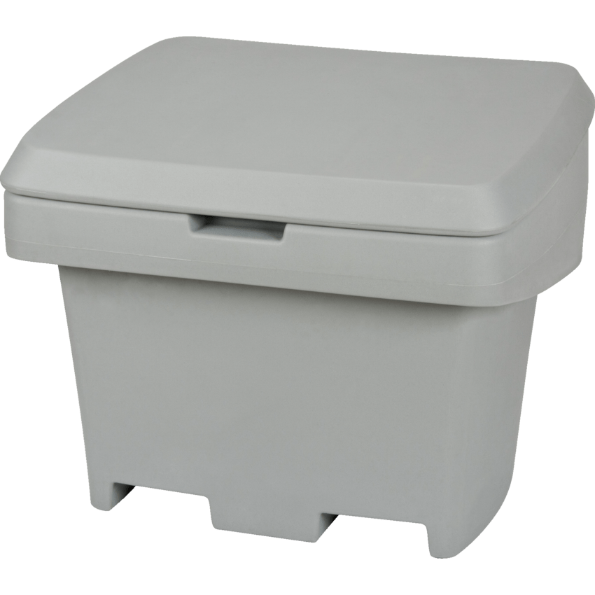 Salt and Storage Container 500 lb Grey