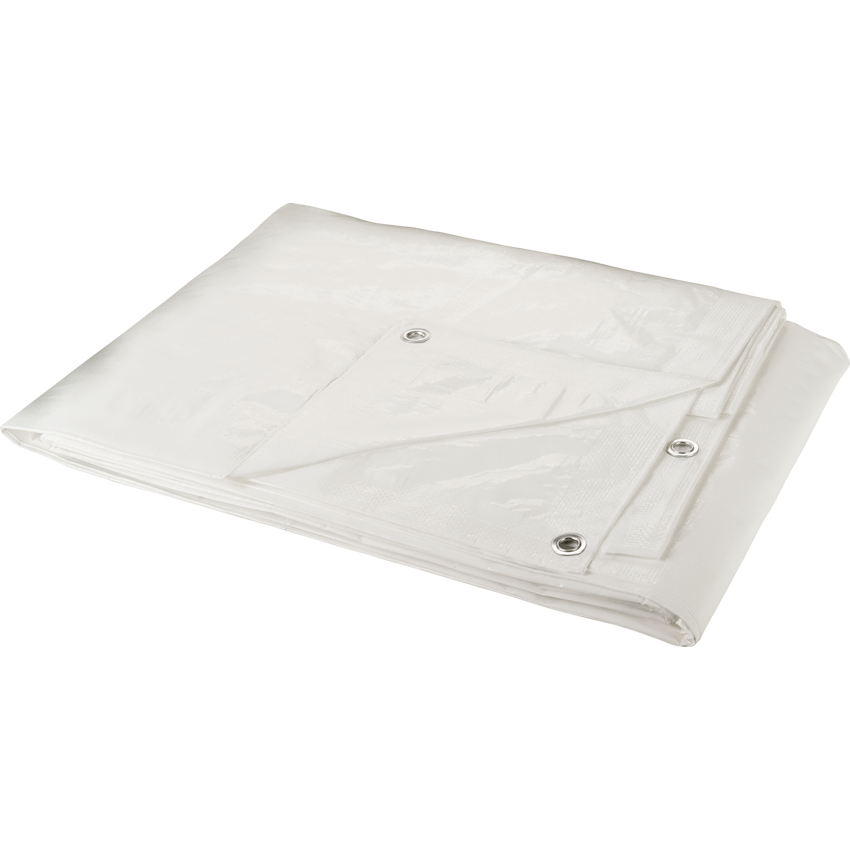 Kleton® Polyethylene Tarpaulin 18' x 24' White