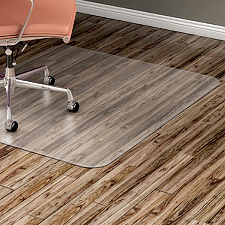 Lorell® Nonstudded Chair Mat for Hard Floor Rectangle 36" x 48"