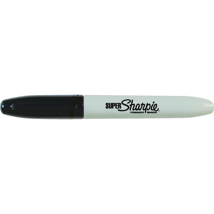 Sharpie® Super Permanent Marker Conical Tip Black 12/box