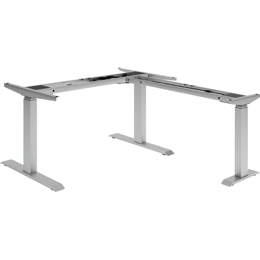 Heartwood Cleo Series Electric Height Adjustable Table Base 3-Leg Silver
