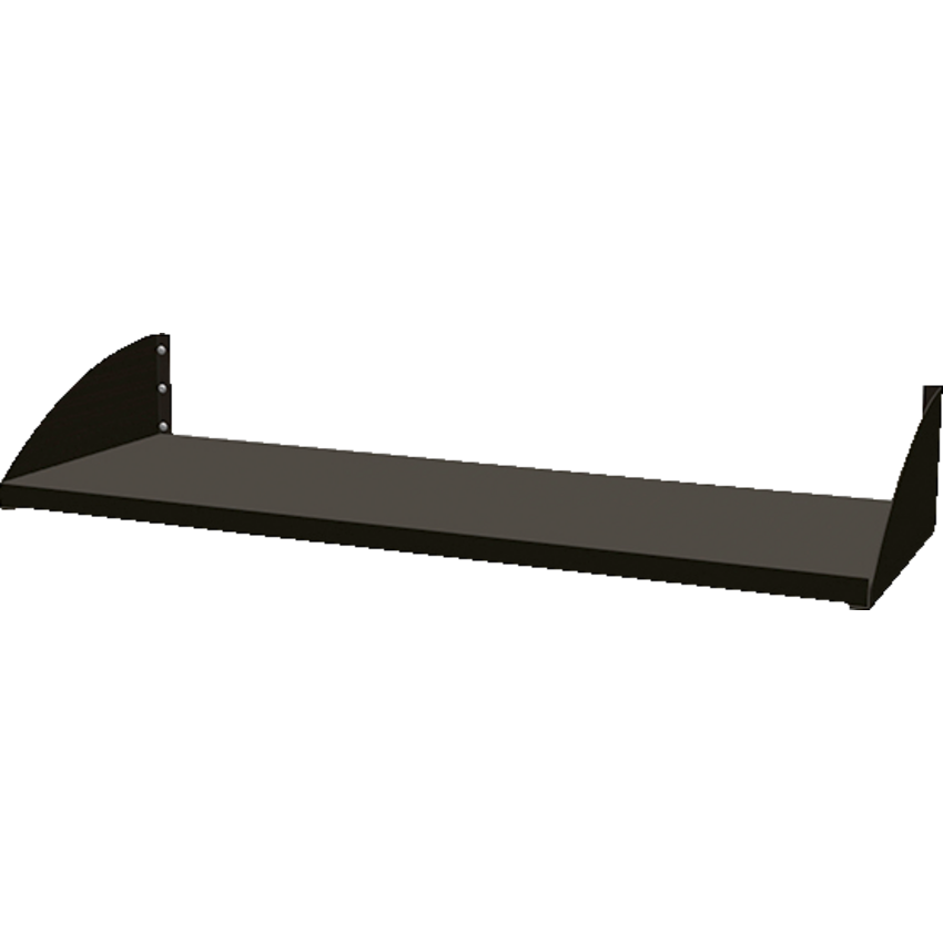 Heartwood FrameWorks Wall Panel System Overhead Shelf 35-13/32"W x 12"D x 5-7/10"H Charcoal