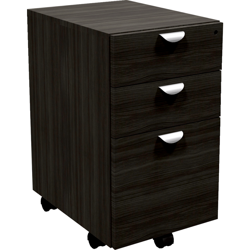 Heartwood Innovation Series Laminate Mobile File Pedestal Box/Box/File Grey Dusk