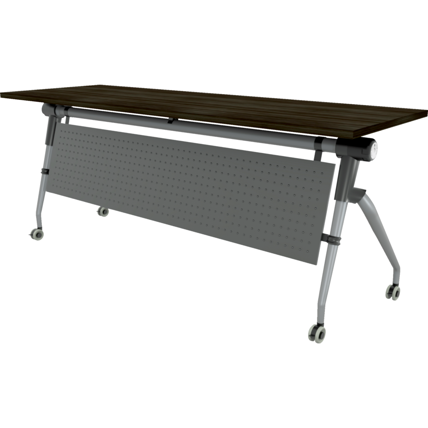 Heartwood Tucana Elite Flip-Top Training Table 24"W x 72"D x 29-1/2"H Grey Dusk
