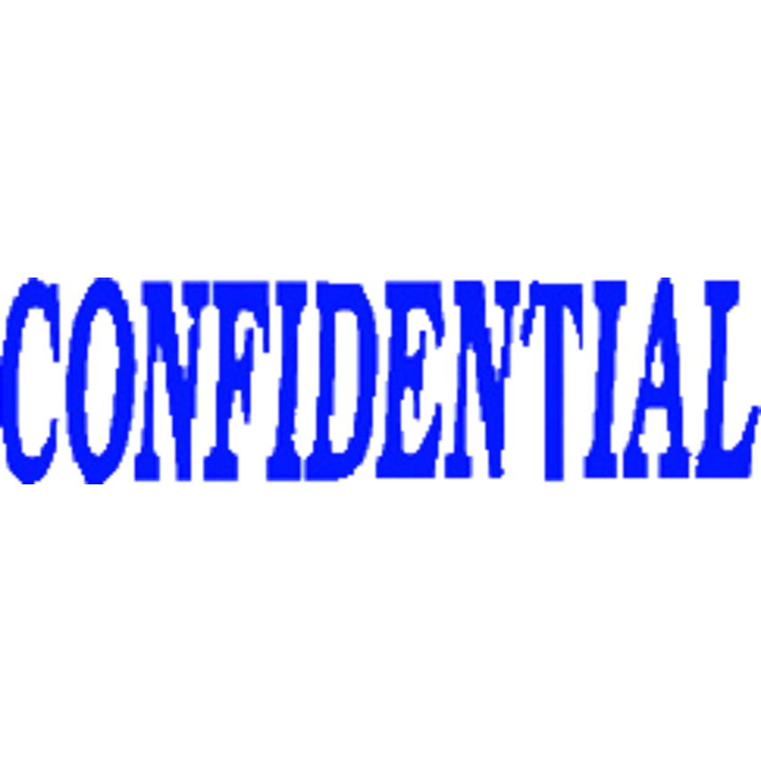 TCI S-Stamp Stock Stamp Confidential