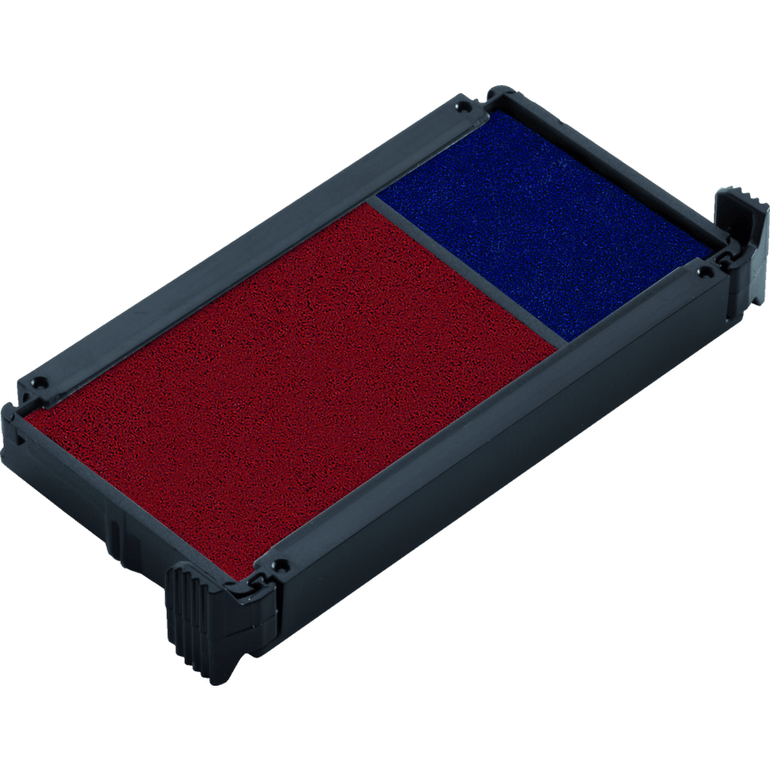 Trodat® 6/4912/2 Replacement Ink Pad 2-Colour Red and Blue 2/pkg