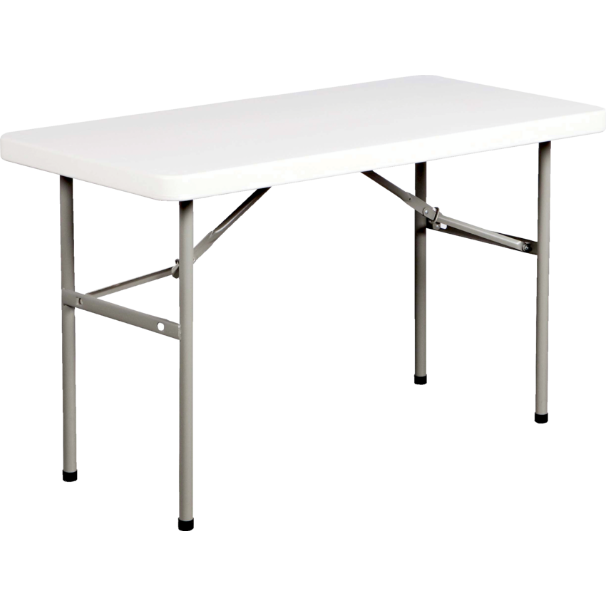 Heartwood Toughlite Rectangular Folding Table 24"W x 48"L x 29"H Granite