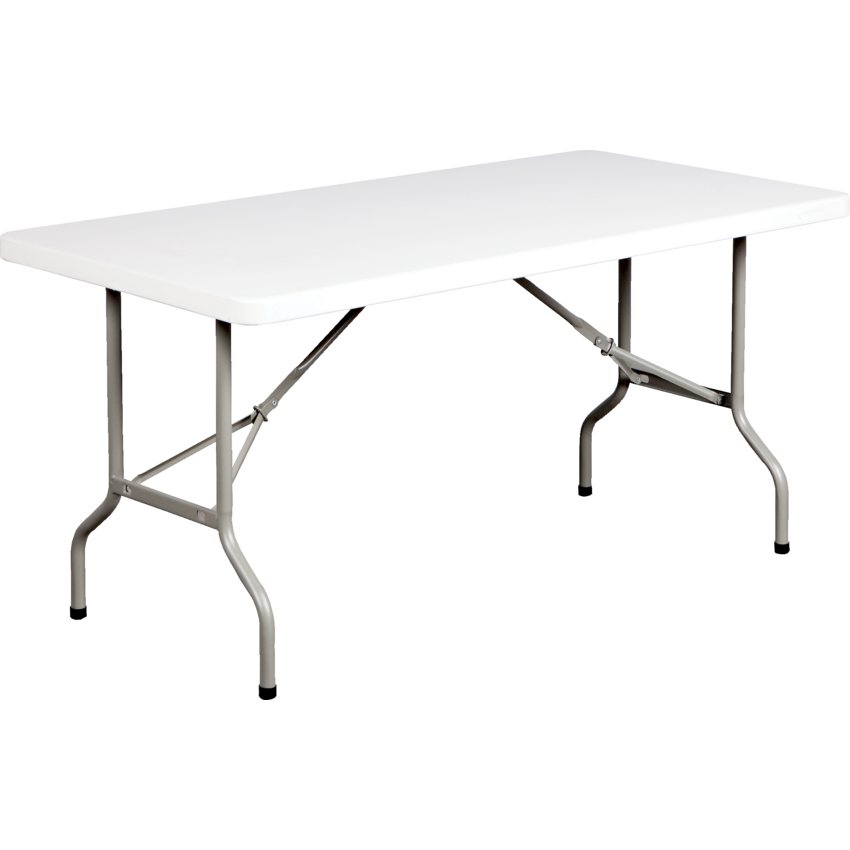 Heartwood Toughlite Rectangular Folding Table 30"W x 60"L x 29"H Granite