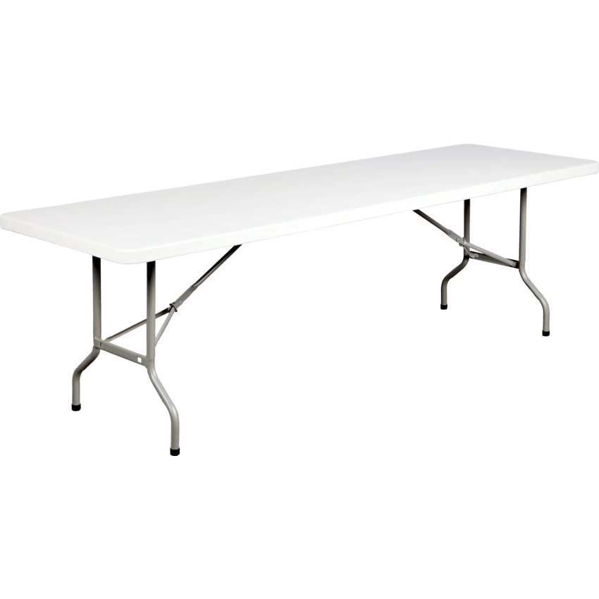 Heartwood Toughlite Rectangular Folding Table 30"W x 96"L x 29"H Granite